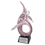 Duo Figure Rising - Custom Engraved Award