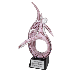 Duo Figure Rising - Custom Engraved Award