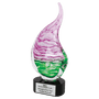 Pink/Green Art Glass - Laser Engraved Drinkware