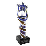 Glass Figure with and Base - Laser Engraved Drinkware