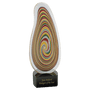Multi-Color Flat Swirl Art Glass - Laser Engraved Drinkware