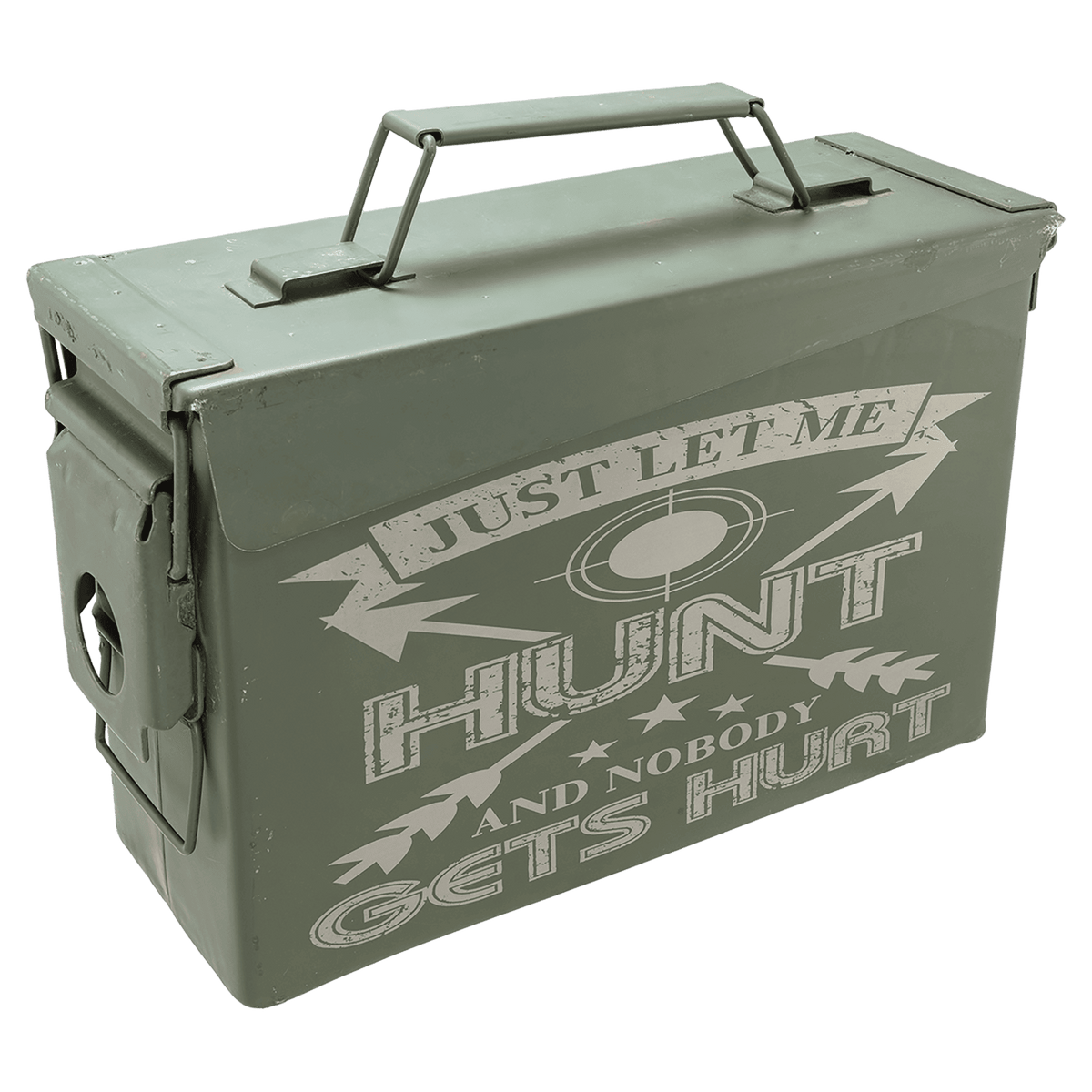 A 30 Caliber Army Surplus Steel Ammo Can