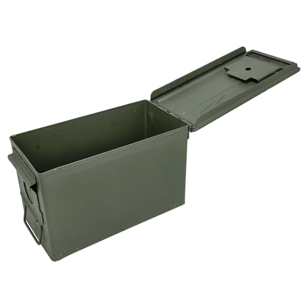 50 Caliber Army Surplus Steel Ammo Can