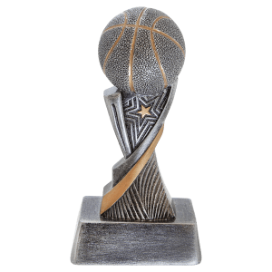 Basketball Aspire Resin Trophy - Custom Engraved Award