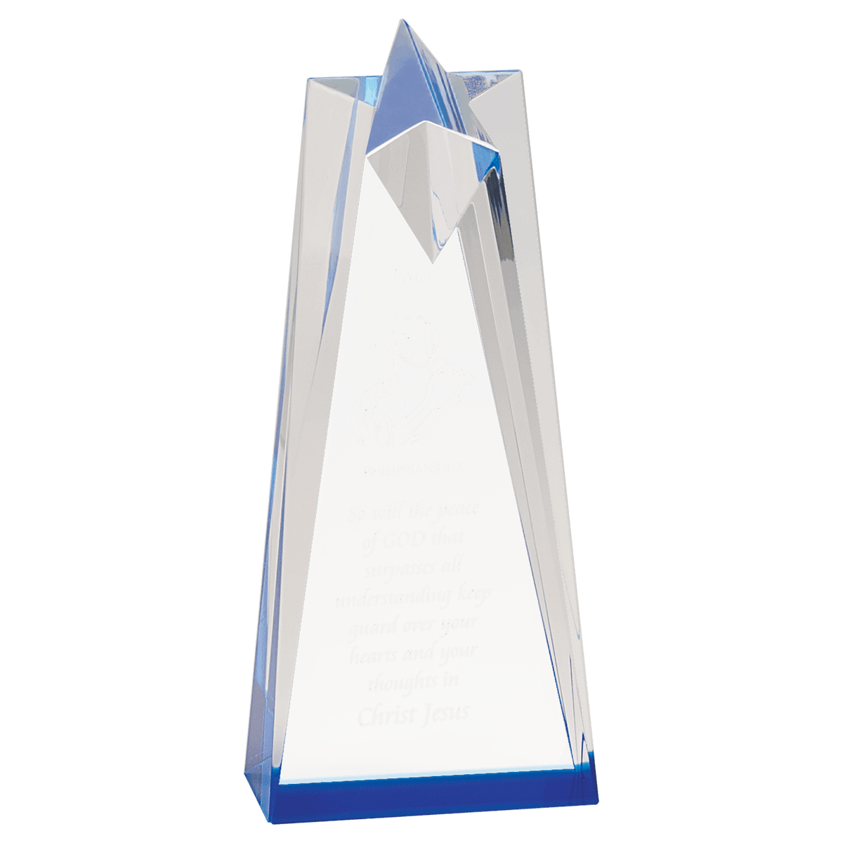 Sculpted Star Acrylic - Laser Engraved Gift