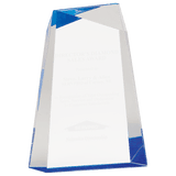 Facet Wedge Acrylic - Laser Engraved Gift