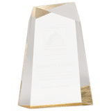 Facet Wedge Acrylic - Laser Engraved Gift