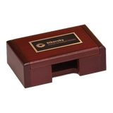 Rosewood Business Card Box - Laser Engraved Gift