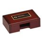 Rosewood Business Card Box - Laser Engraved Gift