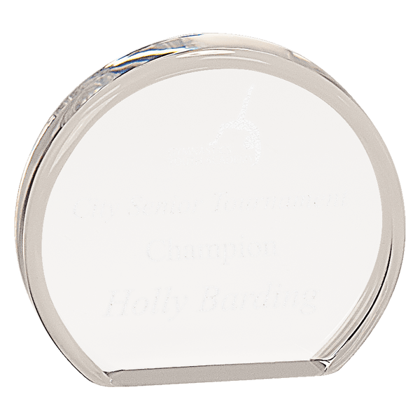 Clear Round Acrylic - Laser Engraved Gift