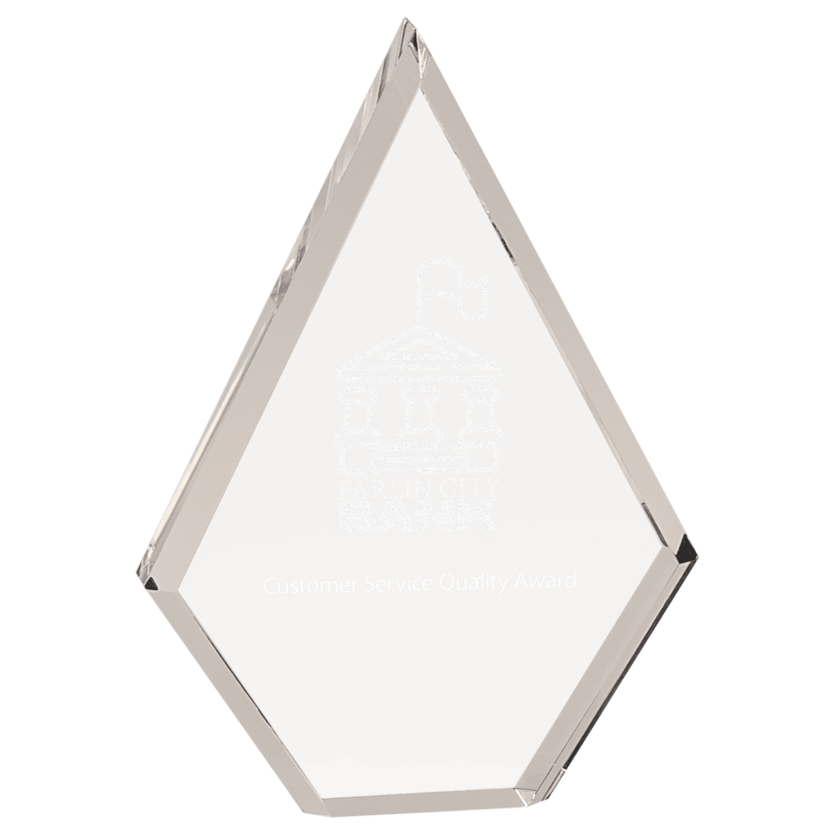 Clear Diamond Acrylic - Laser Engraved Gift