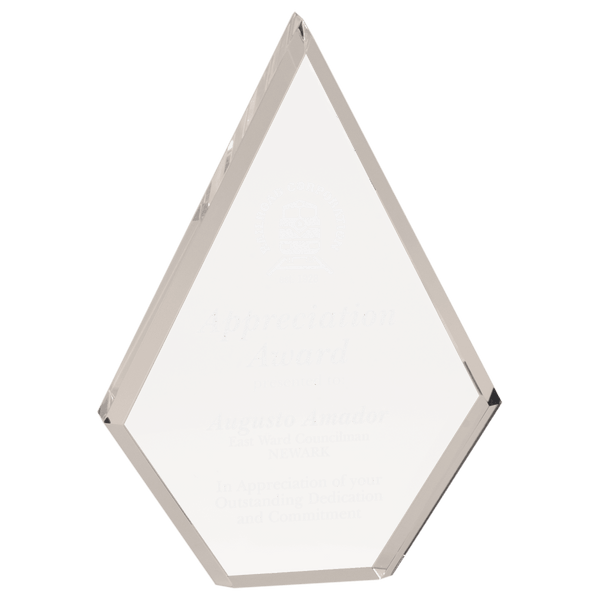 Clear Diamond Acrylic - Laser Engraved Gift