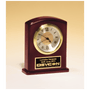 High Gloss Finish Clock, Diamond Spun Dial, 3 Hand Movement - Laser Engraved Corporate Gift