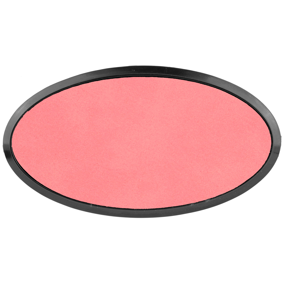 Pink with Black Engraving Oval Badge & Frame - Laser Engraved Badge