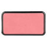 Pink with Black Engraving Round Corner Badge & Frame 3x1.5 - Laser Engraved Badge