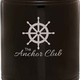 Black with Silver Engraving Stainless Steel Insulated Beverage Holder - Laser Engraved Drinkware