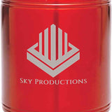 Red with Silver Engraving Stainless Steel Insulated Beverage Holder - Laser Engraved Drinkware