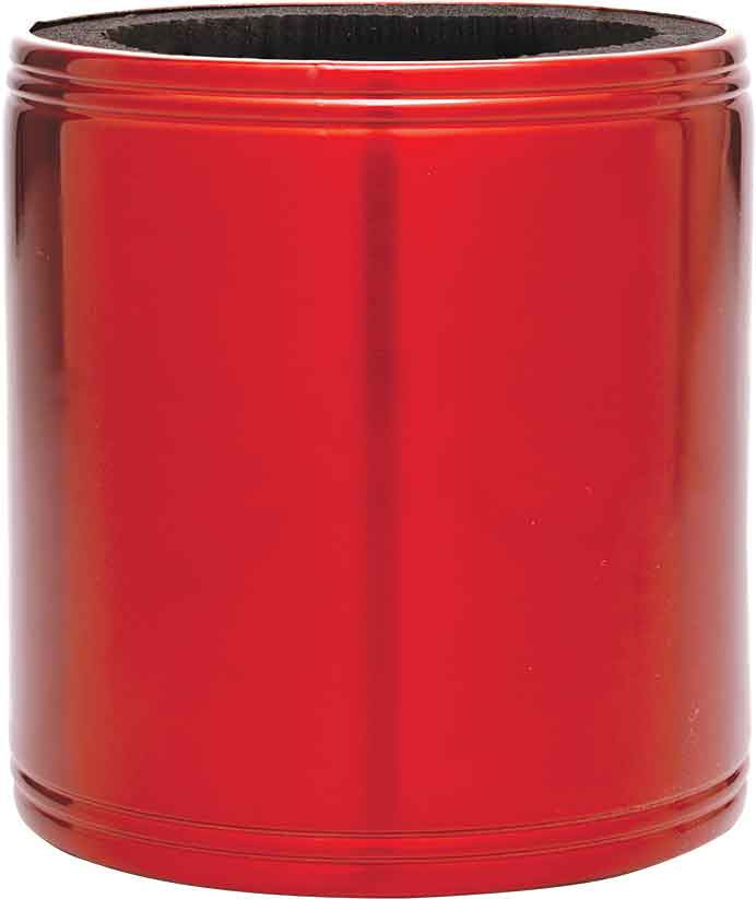 Red with Silver Engraving Stainless Steel Insulated Beverage Holder - Laser Engraved Drinkware
