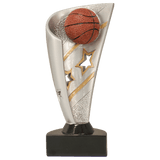 Basketball Banner Resin Trophy - Custom Engraved Award
