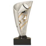 Cheer Banner Resin Trophy - Custom Engraved Award