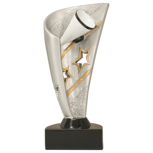 Cheer Banner Resin Trophy - Custom Engraved Award