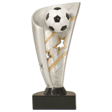 Soccer Banner Resin Trophy - Custom Engraved Award