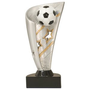 Soccer Banner Resin Trophy - Custom Engraved Award