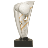 Volleyball Banner Resin Trophy - Custom Engraved Award