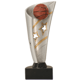 Basketball Banner Resin Trophy - Custom Engraved Award