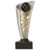 Bowling Banner Resin Trophy - Custom Engraved Award