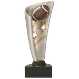Football Banner Resin Trophy - Custom Engraved Award