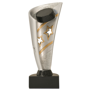 Hockey Banner Resin Trophy - Custom Engraved Award