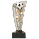 Soccer Banner Resin Trophy - Custom Engraved Award