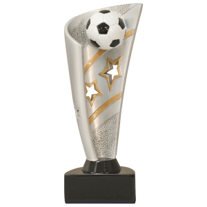 Soccer Banner Resin Trophy - Custom Engraved Award