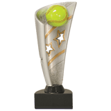 Softball Banner Resin Trophy - Custom Engraved Award