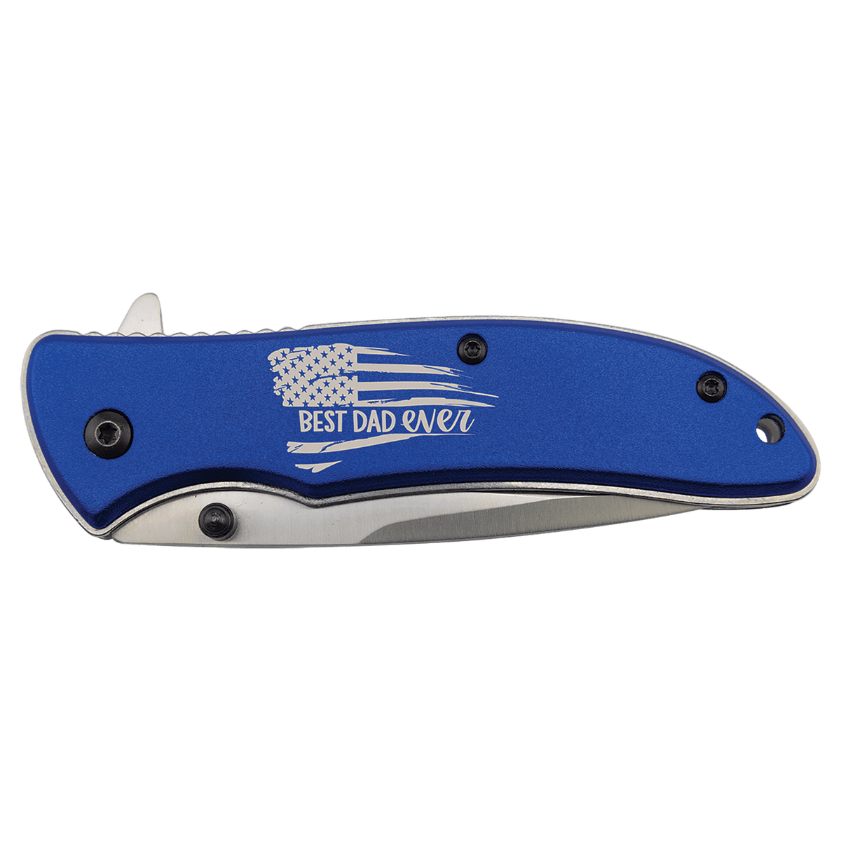 4 1/4" Blue Everyday Carry Knife