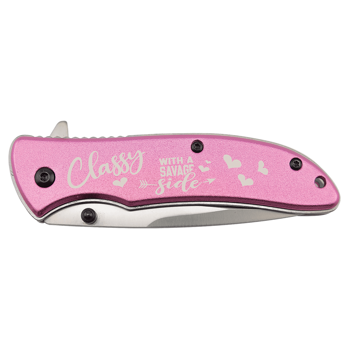 4 1/4" Pink Everyday Carry Knife