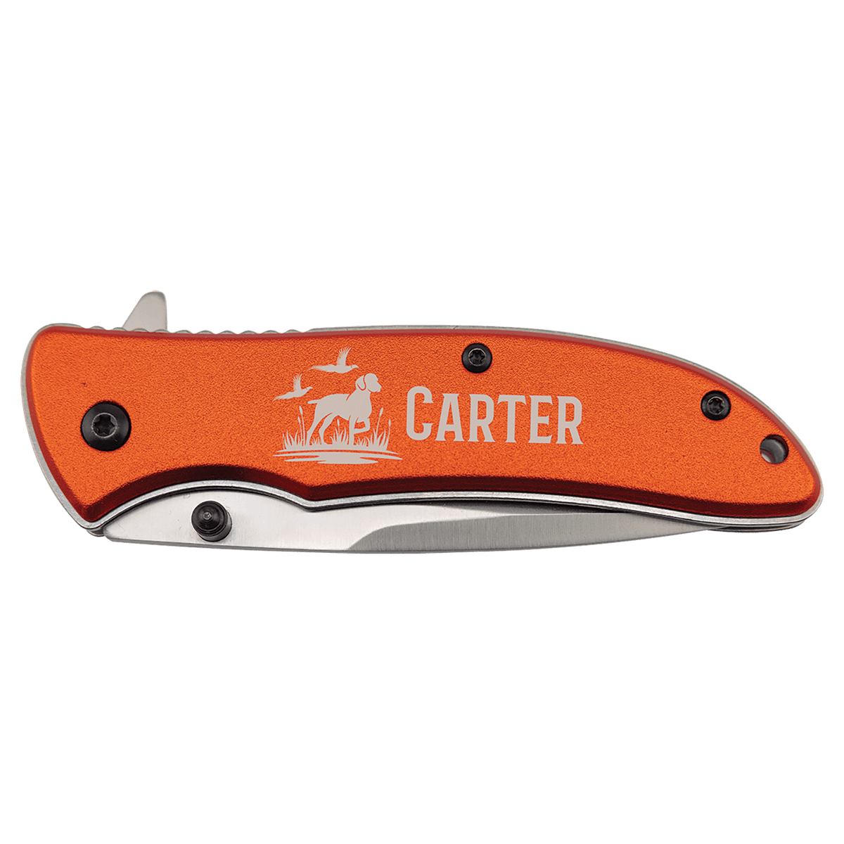 4 1/4" Orange Everyday Carry Knife