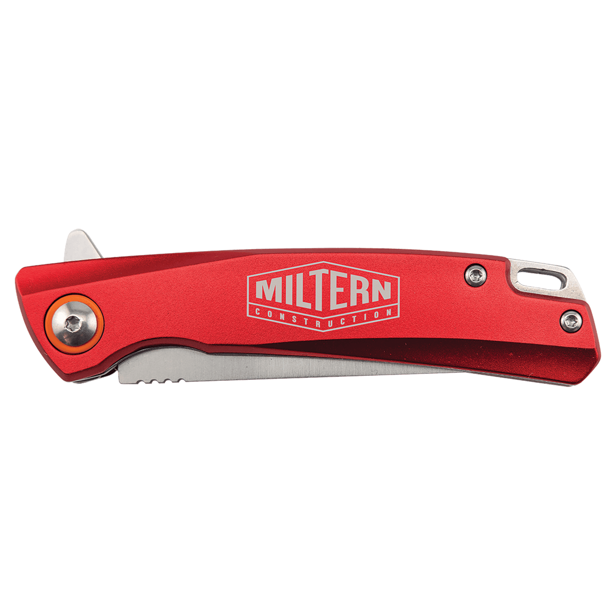 4" Red Everyday Carry Knife with Ball Bearing Open Mechanism