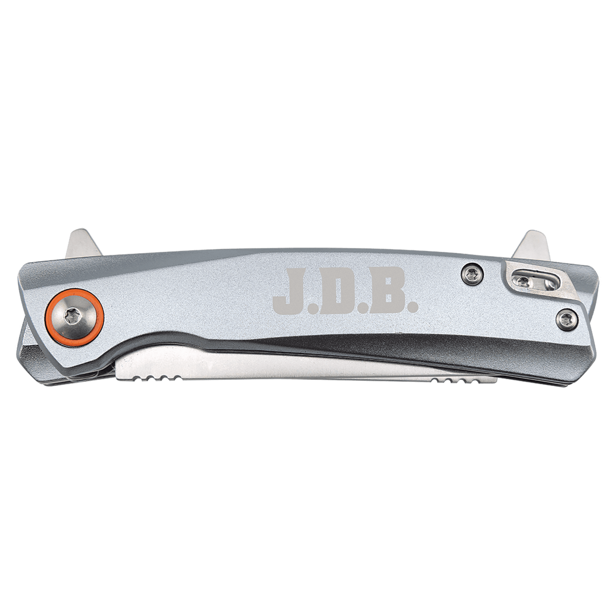 4" Gray Everyday Carry Knife with Ball Bearing Open Mechanism