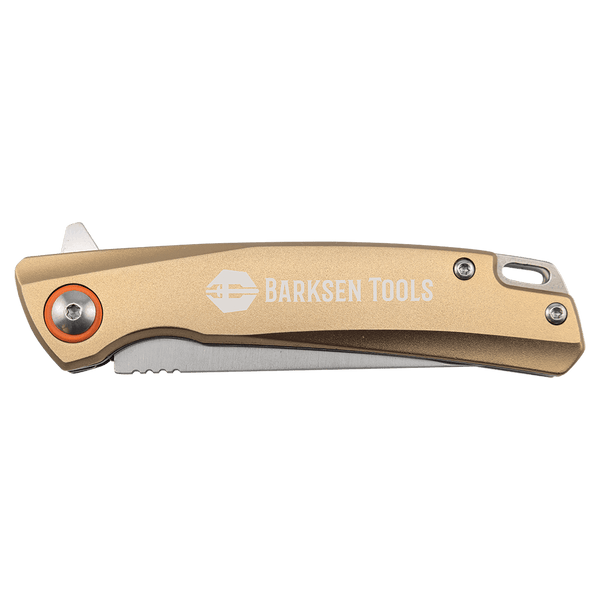 4" Sand Everyday Carry Knife with Ball Bearing Open Mechanism