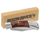 Wood Folding Knife - Laser Engraved Gift