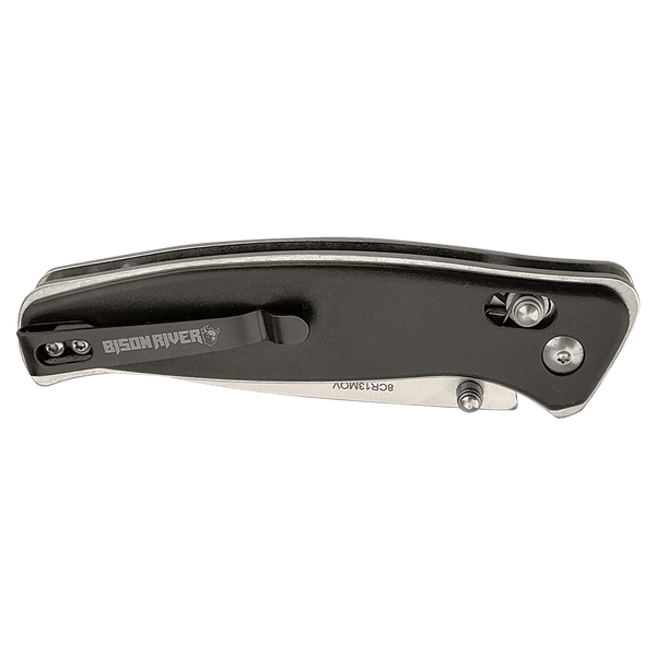 Button Lock Folding Knife with Clip - Laser Engraved Gift
