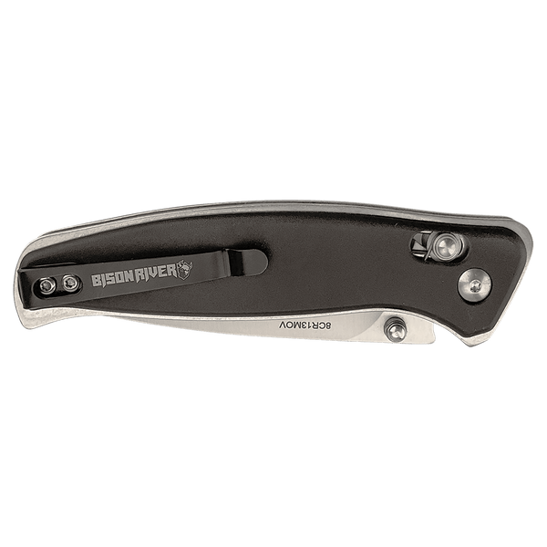 Button Lock Folding Knife with Clip - Laser Engraved Gift