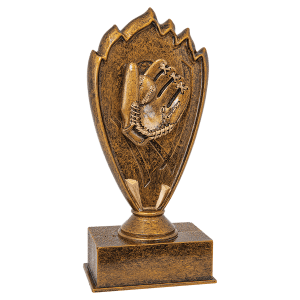 Baseball/Softball Blaze Resin Trophy - Custom Engraved Award