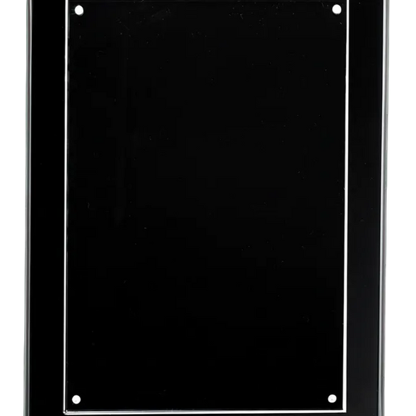 High-Lustr Plaque with Acrylic Engraving Plate - Custom Engraved Plaque