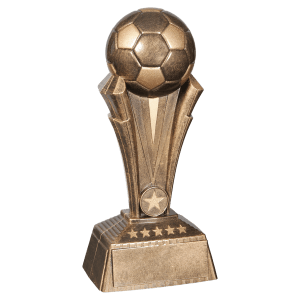 Champion Soccer Resin Trophy - Custom Engraved Award