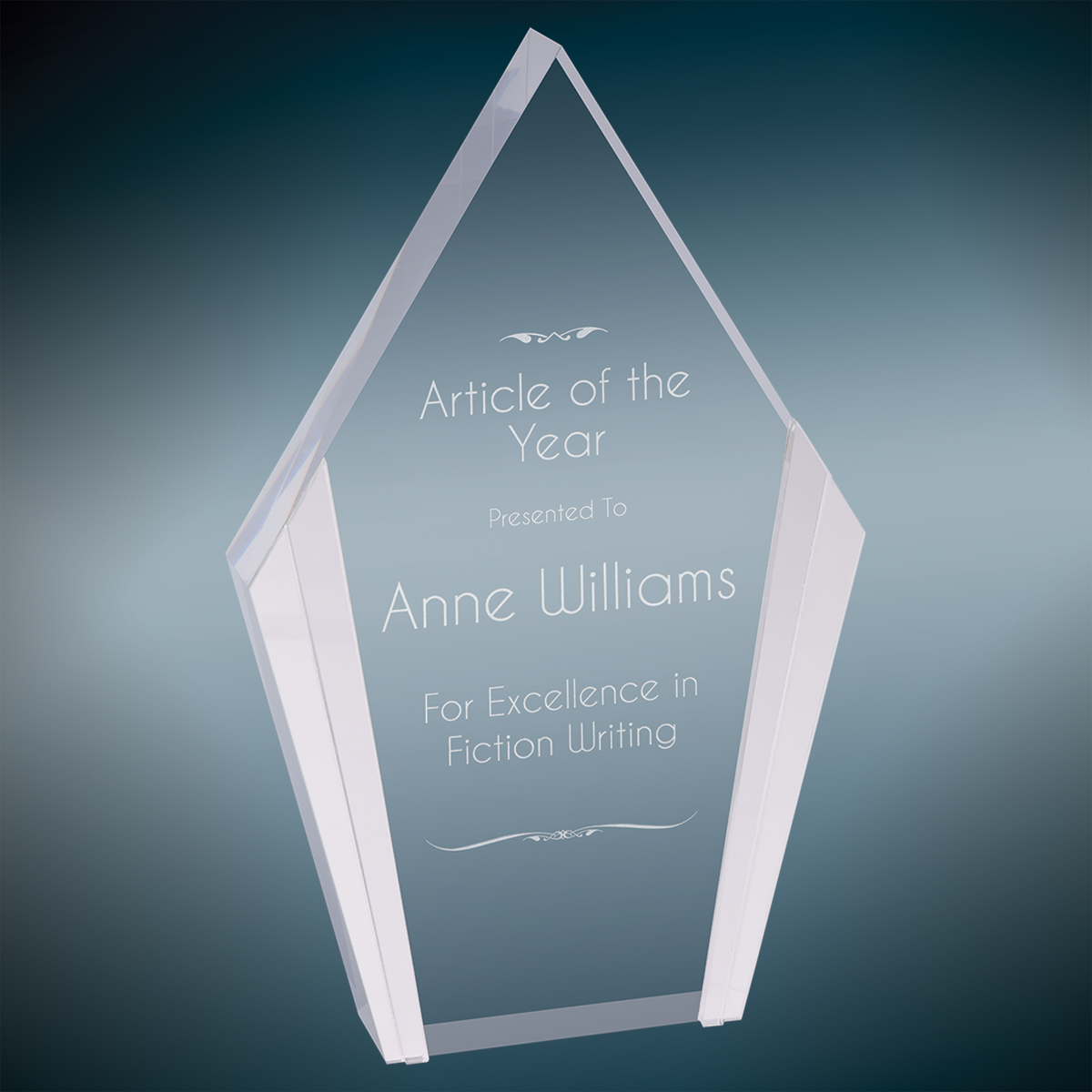 Diamond Acrylic - Custom Engraved Award