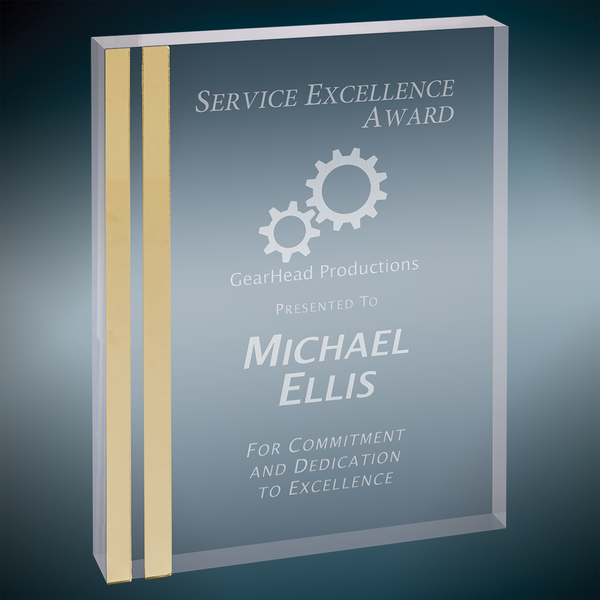 Rectangle Acrylic - Custom Engraved Award