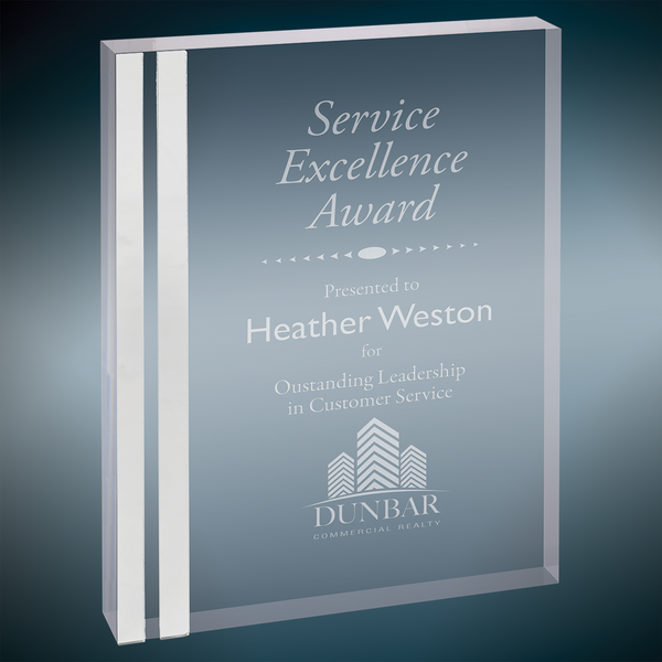 Rectangle Acrylic - Custom Engraved Award